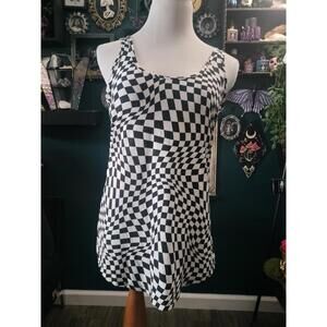Checkered tank top